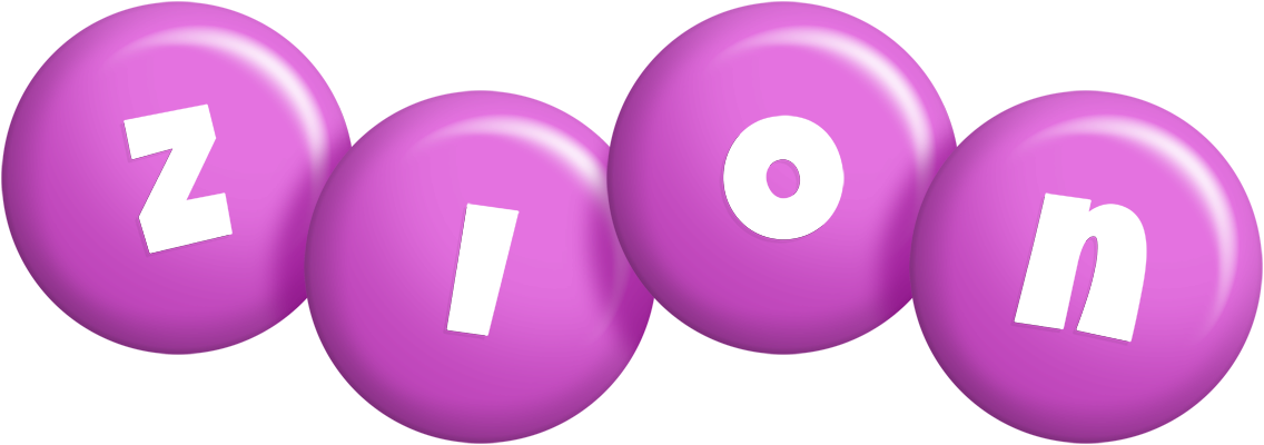 Zion candy-purple logo