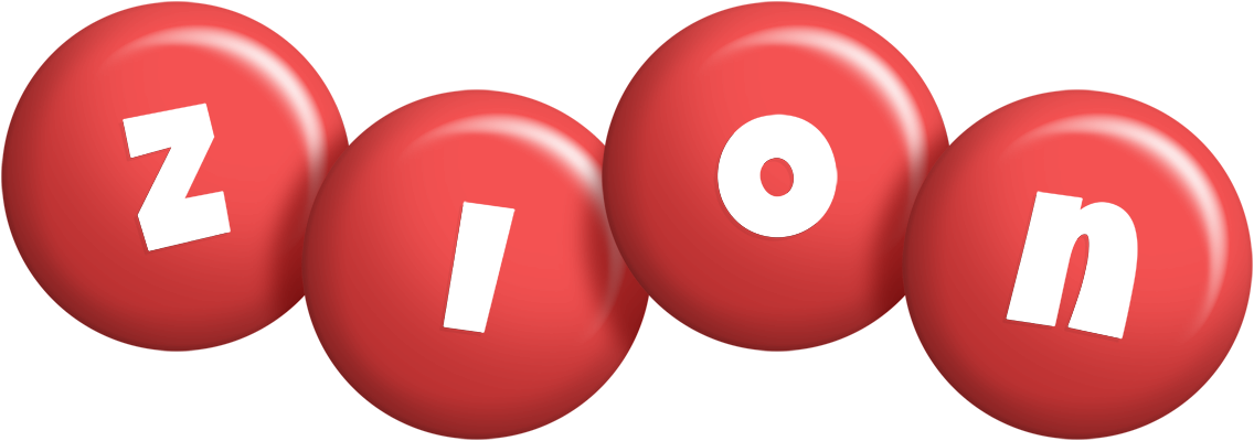 Zion candy-red logo