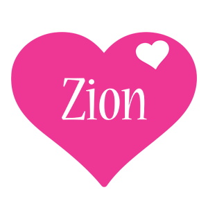 Zion love-heart logo