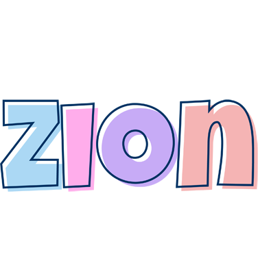 Zion pastel logo