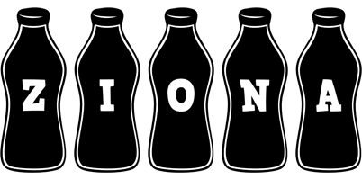 Ziona bottle logo