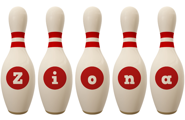 Ziona bowling-pin logo