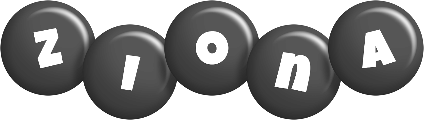 Ziona candy-black logo
