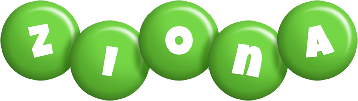 Ziona candy-green logo