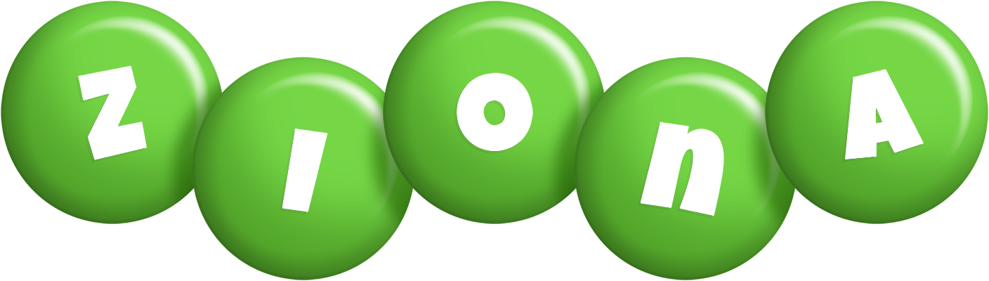 Ziona candy-green logo