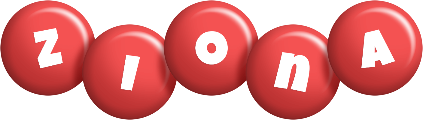 Ziona candy-red logo