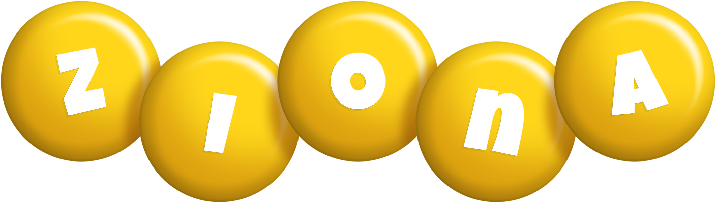 Ziona candy-yellow logo