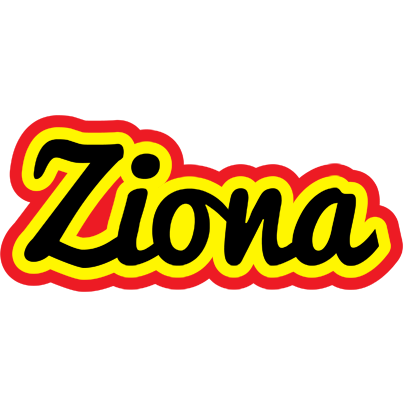 Ziona flaming logo