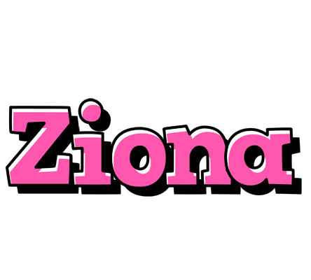 Ziona girlish logo