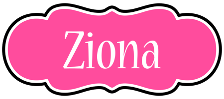 Ziona invitation logo