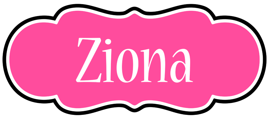 Ziona invitation logo