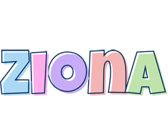 Ziona pastel logo