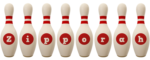 Zipporah bowling-pin logo