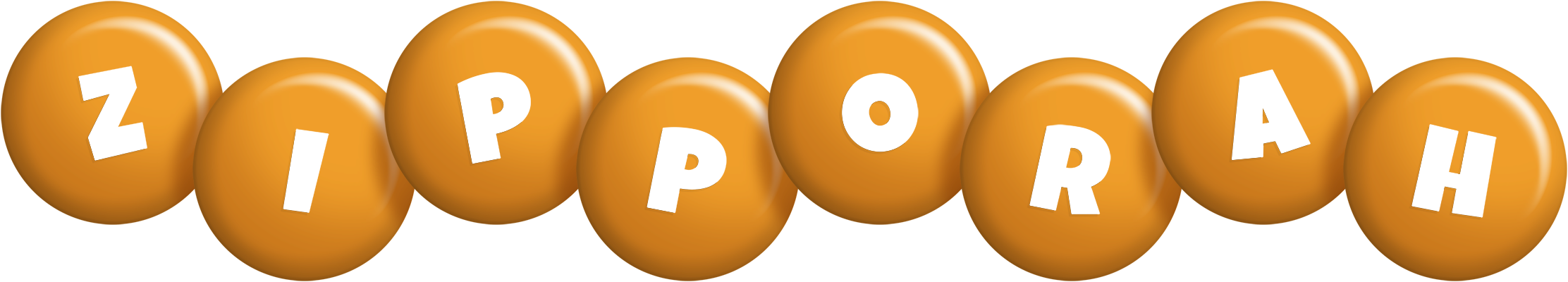 Zipporah candy-orange logo