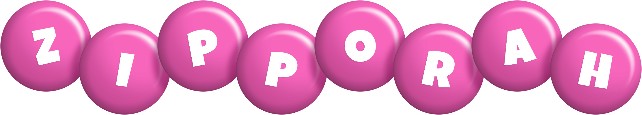 Zipporah candy-pink logo