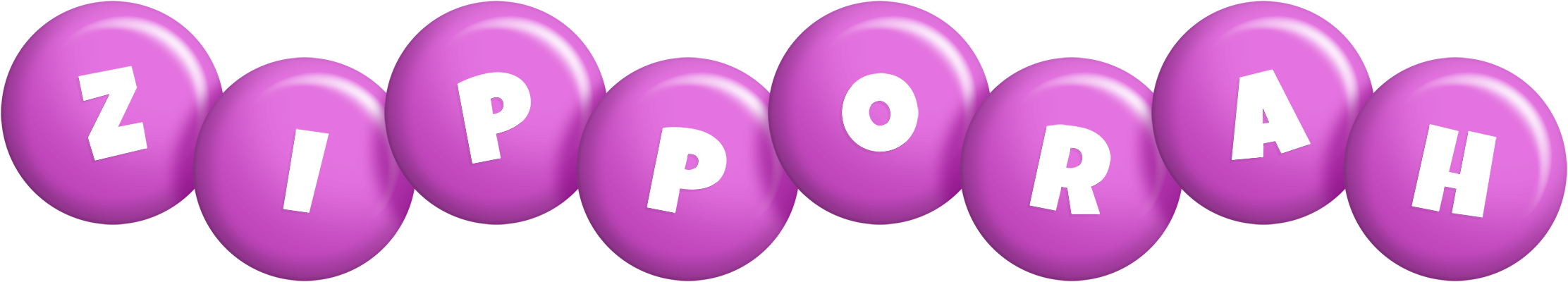 Zipporah candy-purple logo