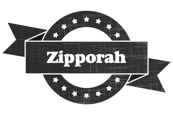 Zipporah grunge logo