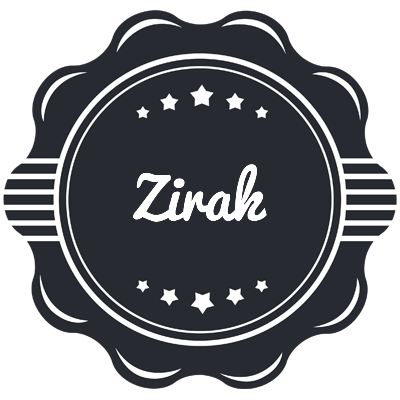 Zirak badge logo