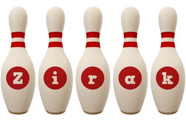 Zirak bowling-pin logo