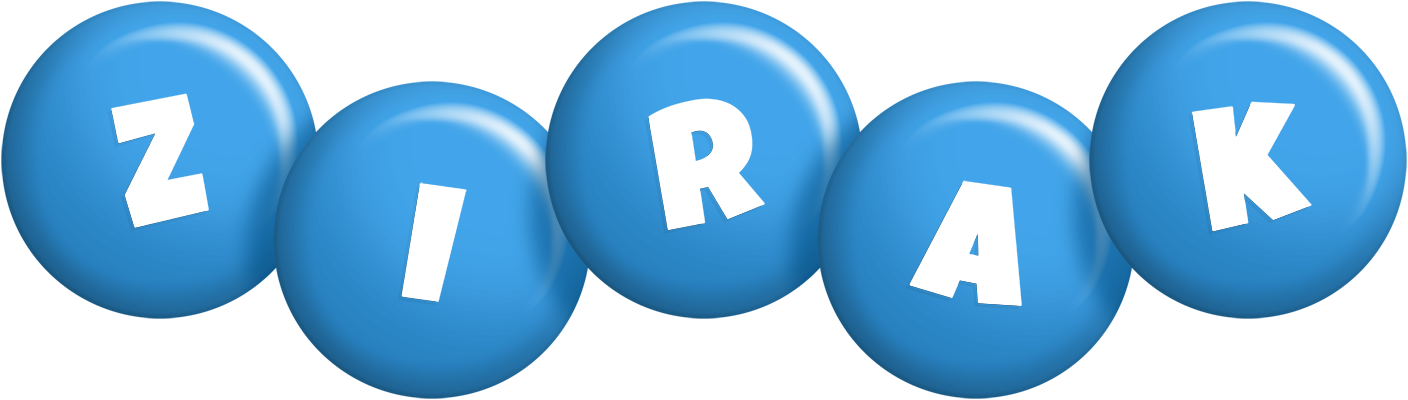 Zirak candy-blue logo