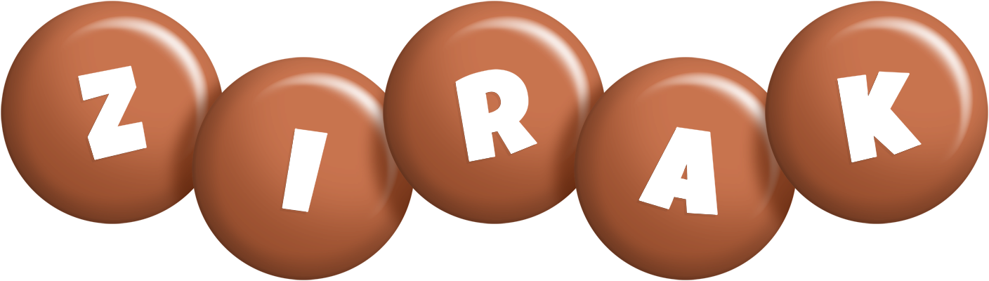 Zirak candy-brown logo