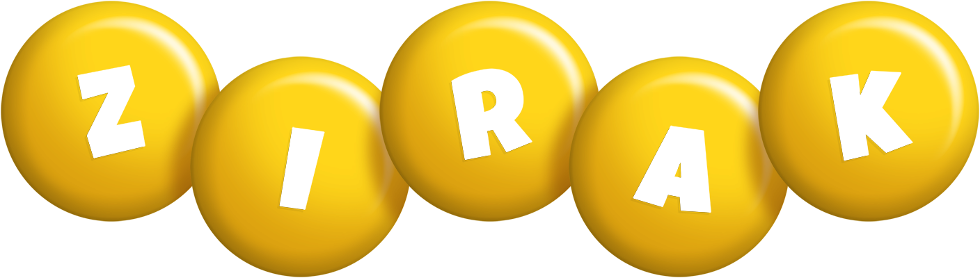 Zirak candy-yellow logo