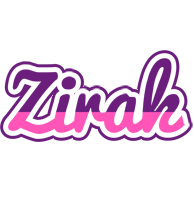 Zirak cheerful logo