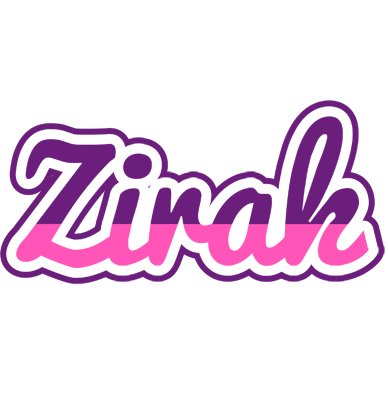 Zirak cheerful logo