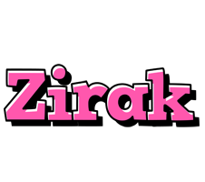 Zirak girlish logo