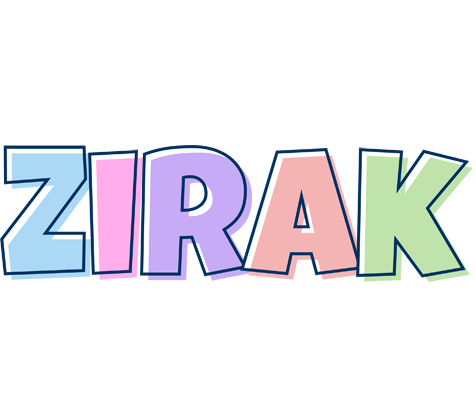 Zirak pastel logo