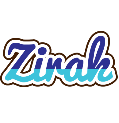 Zirak raining logo