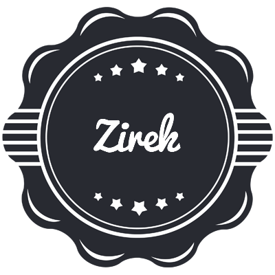 Zirek badge logo