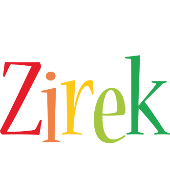 Zirek birthday logo