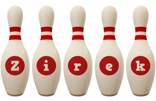 Zirek bowling-pin logo