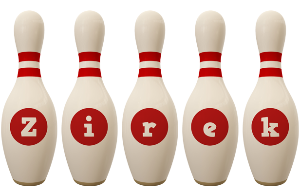Zirek bowling-pin logo