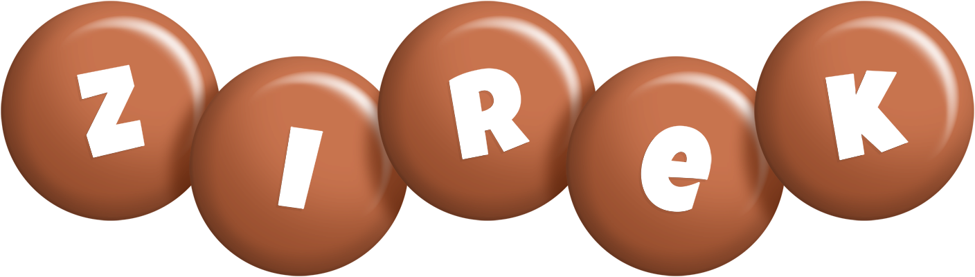 Zirek candy-brown logo