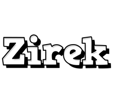 Zirek snowing logo