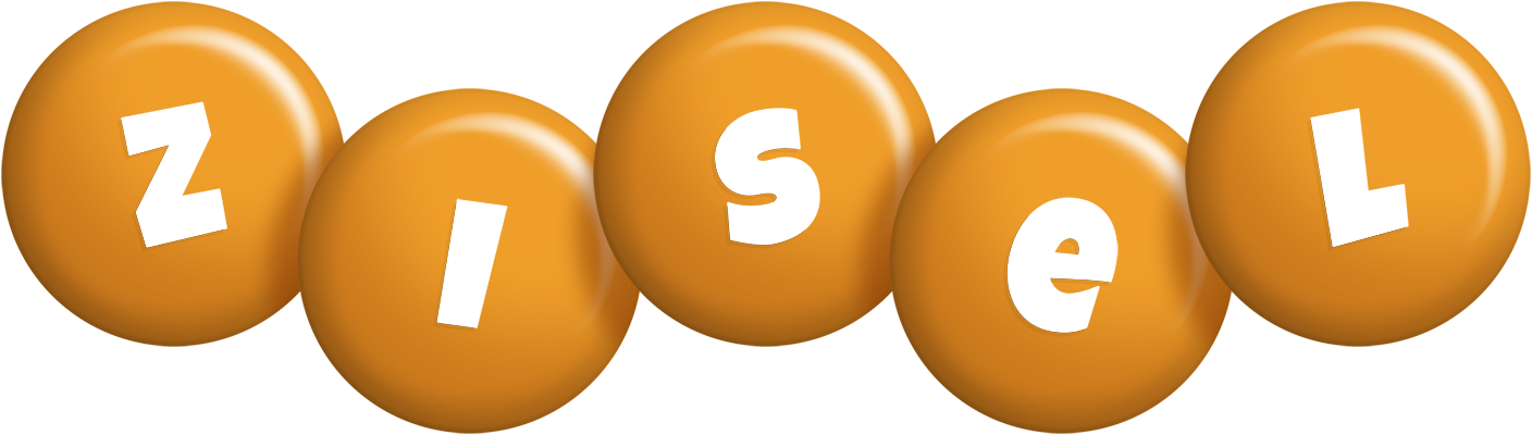 Zisel candy-orange logo