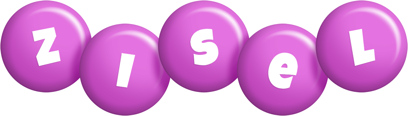 Zisel candy-purple logo