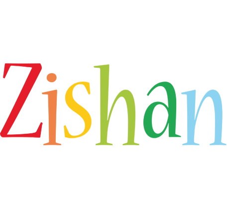 Zishan birthday logo