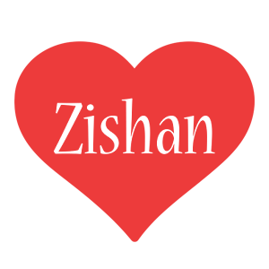 Zishan love logo