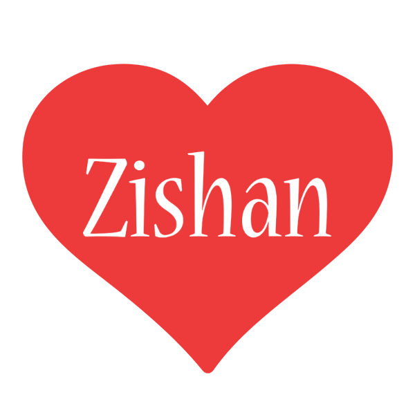 Zishan love logo
