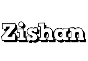 Zishan snowing logo