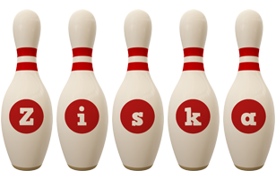 Ziska bowling-pin logo