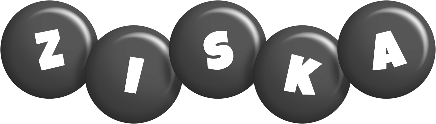 Ziska candy-black logo