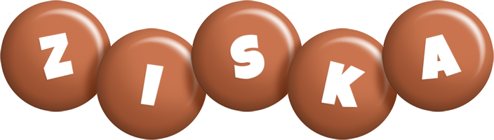 Ziska candy-brown logo