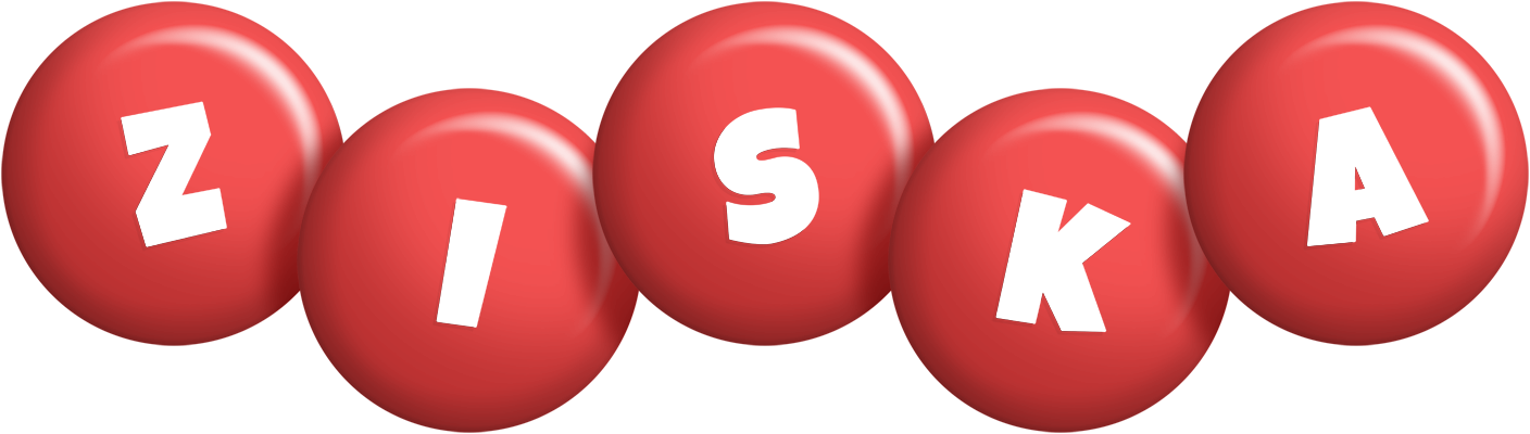 Ziska candy-red logo
