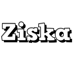 Ziska snowing logo