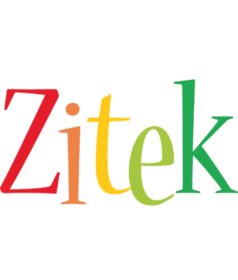 Zitek birthday logo