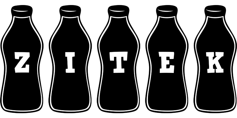 Zitek bottle logo